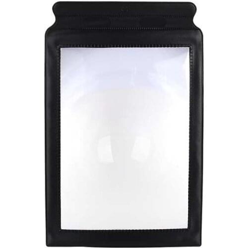 Multimeter Probe A4 Full Page 3x Magnifier Sheet LARGE Magnifying Glass Book Reading Aid PVC Lens Tripod For Laser Level