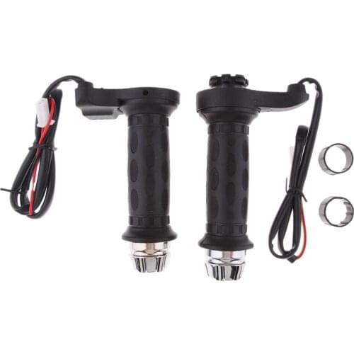 Motorcycle Electric Heated Hand Grips 7/8" Handlebar Warmers Heater