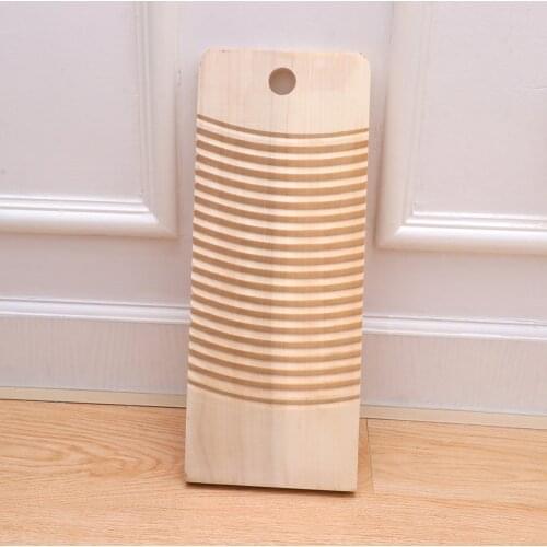 Wooden Washboard Wood Washboard Durable Washboard for Home (Carbonization process)