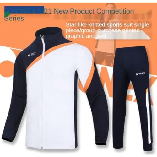 YONEX sport coat pants jersey sports clothing sportswear badminton clothing for men women long sleeve