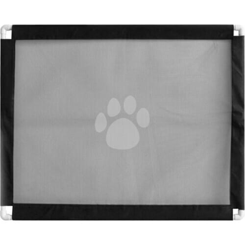 Pet supplies new dog paw print door fence home isolation net portable assembly safety fence