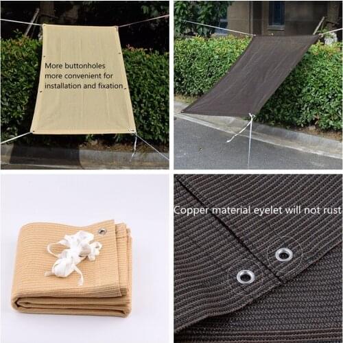 Hi-Quality Anti-UV Outdoor Sunshade Net Thicken Balcony Safety Fence Netting Terrace Car Garden Swimming Pool Nurse Plant Canopy