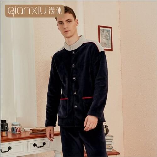 XiaoTu Men's Warm Pajamas
