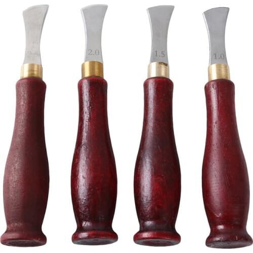 1.0-2.5mm Leather Arch Edge Sector Shallow Groove Edges Cold And Hot Pressure Line Punch Embedding Thread Leathercraft Tools 1PC