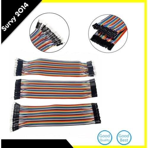 120pcs Dupont line 20cm male to male + male to female and female to female jumper wire Dupont cable