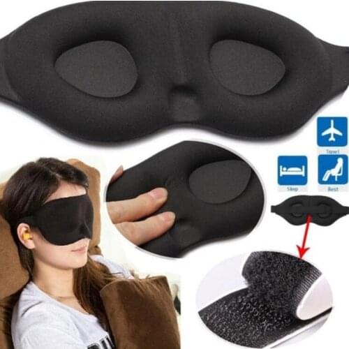 3D Sleeping eye mask Travel Rest Aid Eye Sleep Mask Cover Eye Patch Sleeping Mask Case Blindfold Eye Mask Eyeshade Massager