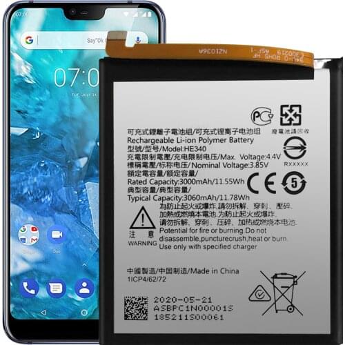 HE340 Battery For Nokia 7 TA-1041 Battery Replacement Repair Part