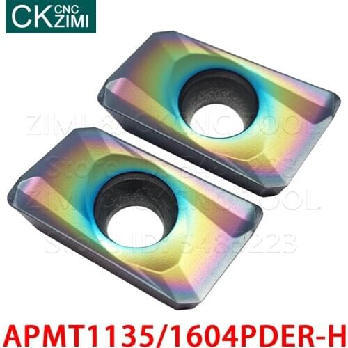 APMT1135PDER-H APMT1604PDER-H carbide inserts Milling tools for 300R 400R lathe milling tools APMT for steel stainless cast iron