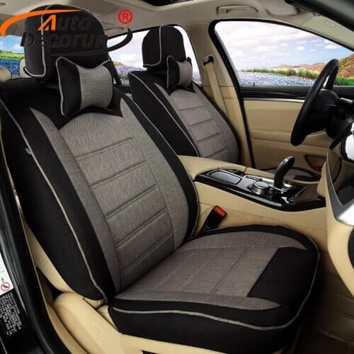 AutoDecorun Auto Covers Seat for VW Volkswagen Magotan Seat Covers for Cars Seats Cushion Supports Headrest Interior Accessories