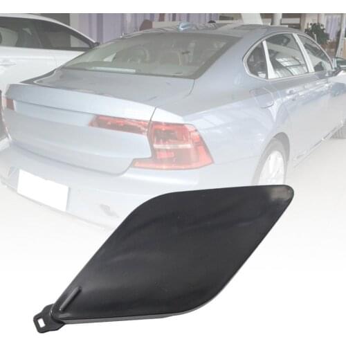 Rear Bumper Tow Hook Cover Matched Practical Black 39840010 31383298 Plastic Car Tow Hook Cap for Volvo XC90 17-19 Accessory