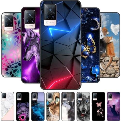 Phone Case For vivo V21 5G Cover Soft Silicon Gog Painting TPU Funda for vivo V21 5G V2066 Cases Capa for Vivo V 21 2021 5G Capa