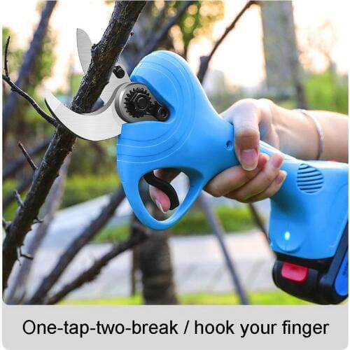 Electric Scissors Fruit Tree Pruning Shears 21 Volt Electric Scissor Rechargeable Tree Shears Shu Chang Wireless Pruning Machine