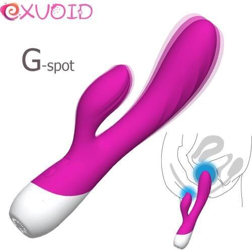 EXVOID Silicone 10 Mode Sex Toys for Women Dildo Vibrators for Woman G-spot Massager Adult Products Strong Vibration