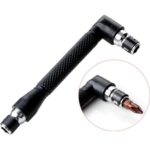 Dual Head L-shaped Mini Socket Wrench 1/4 inch 6.35mm Screwdriver Bits Connecting Rod Hand Repair Tools Set