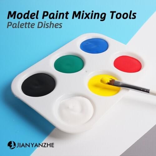 Model paint mixing tools Palette dishes Coloring tools
