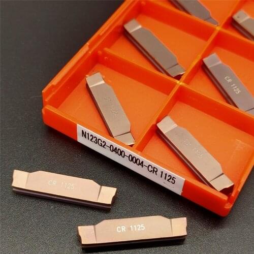 Grooving Tool N123G2 0300 0003 CR1125 TF4225 2MM 3MM 4MM Carbide Inserts Lathe Tools Groove Blade Cutting Tool N123G2 Hard Alloy