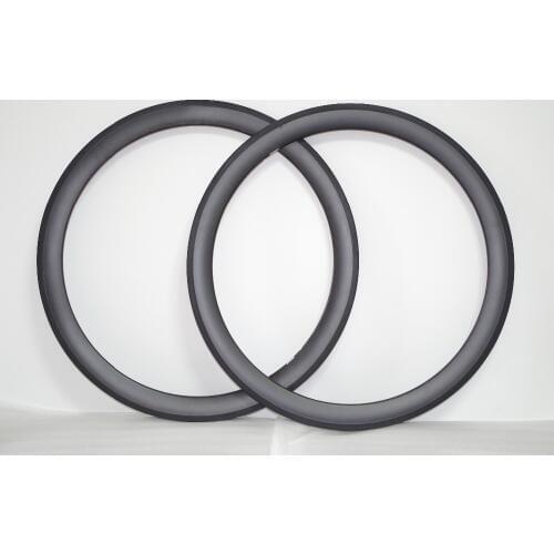 [SL] DEERACE 20/24H 50mm 700C Super Light 350g Carbon Road Tubular Bicycle Wheel Rims 23mm Wide V Shape Bike Rim