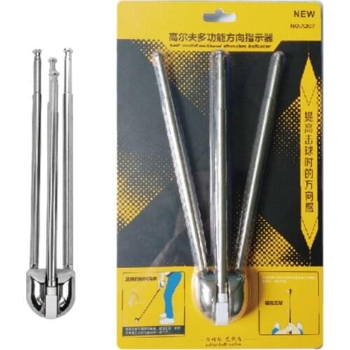 Golf Swing Plane Posture Angle Adjustment Exerciser Direction Indicator Training Q1FF