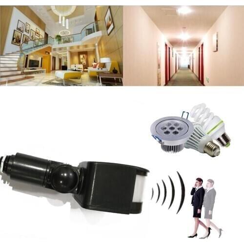 Universal AC 220V 140 Degree 5~10M LED Light PIR Infrared Motion Sensor Detector Switch Outdoor Lighting Household Accessor