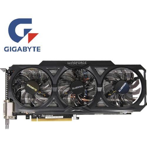 GIGABYTE GV-N760OC-2GD Graphics Cards 256Bit GDDR5 GTX760 N760 Rev.2.0 Video Card for nVIDIA Geforce GTX 760 2GB Hdmi Dvi Cards