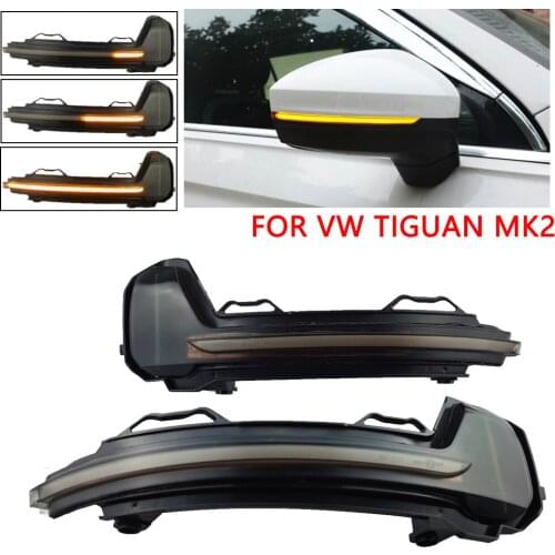 High-quality Dynamic Mirror for Volkswagen Tiguan MK2 II R 5N for VW light LED Blinker Turn Signal 2017 2018 2019 2020