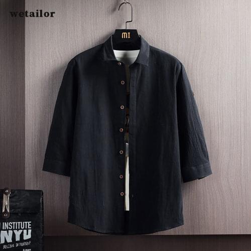 Мужские приталенные рубашки Wetailor China At AliExpress