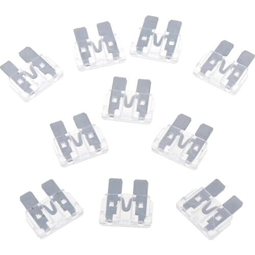 10 Pcs/set Mini Micro Standard Auto Car Fuses 50A Wholesale