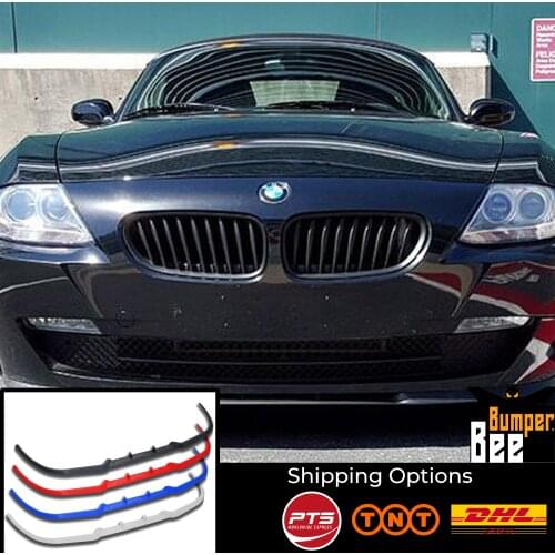 For BMW Z4 E85 E86 Roadster CUPRA R FRONT SPOILER BUMPER LIP Euro Spoiler Lip Universal 3 pcs Body Kit