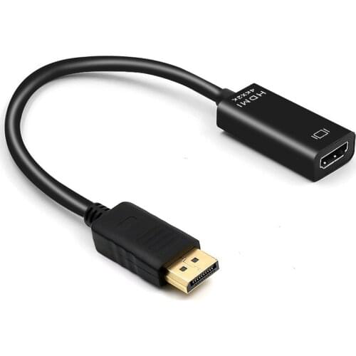 4K 1080P DP Displayport Adapter Display Port Cable Converter For PC Laptop Projector Displayport To HDMI-compatible Adapter