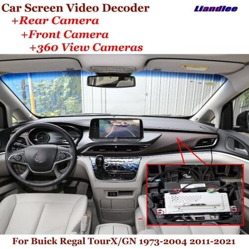 Car DVR Rearview Front Camera Reverse Image Decoder For Buick Regal TourX/GN 1973-2004 2011-2021 Original Screen Upgrade