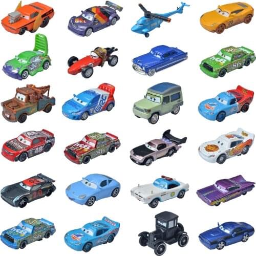 Disney Pixar Cars 2 Cars 3 No.95 Lightning McQueen Mater Tractor 1:55 Diecast Vehicle Metal Alloy Car Toys For Childrens Gifts