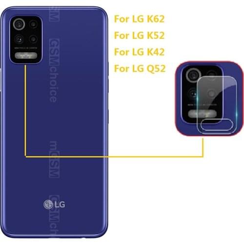 For LG K52 Q52 k62 K42 Plus 6.6" Camera Lens Protection Film Tempered Glass Screen Protector