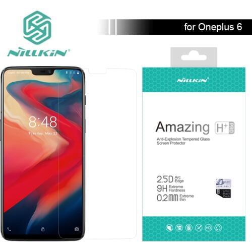 For Oneplus 6 Nillkin Glass 9H Amazing H / H+ Pro Tempered Glass Screen Protector For Oneplus 6 One Plus 6 Nilkin 2.5D Glass