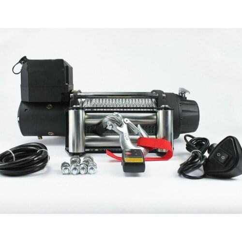 12v/24v13000 pounds electric winch, off-road vehicle winch, self-rescue winch