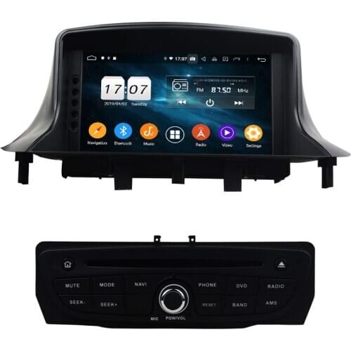 KD-7237 Factory OEM Car DVD player Video Screen for Megane 3 Fluence 2009-2016 Auto GPS radio TV with BT phone book Camera