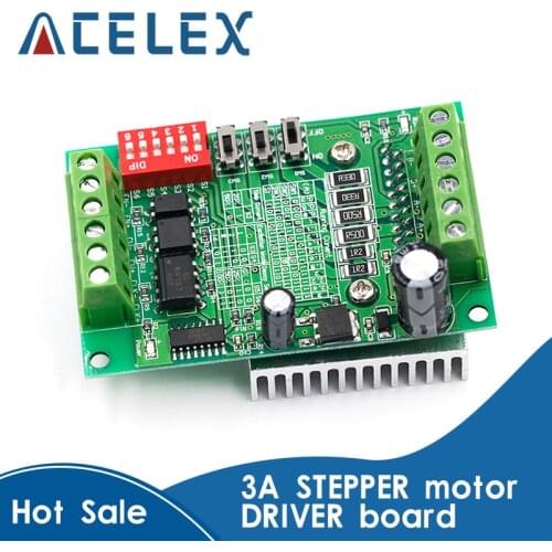 1 Axis TB6560 Stepper Motor Driver Controller Board 3.5A 10V-35V CNC Rounter Control Low Voltage Over Heat Current Protection