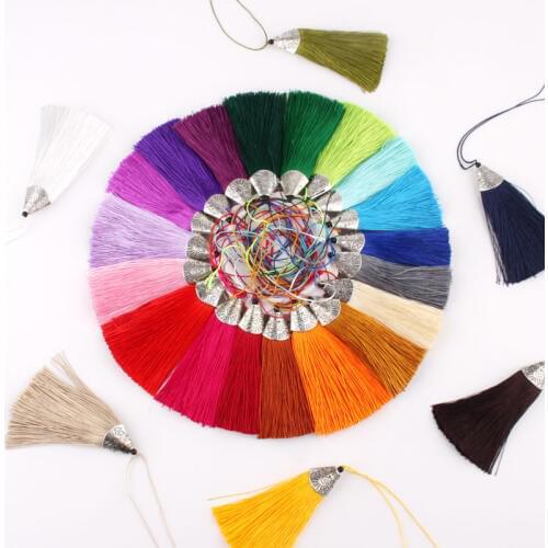 A short section of fish mouth cap tassel tassel sweater chain accessories handmade DIY bag hanging ear jewelry pendant classical