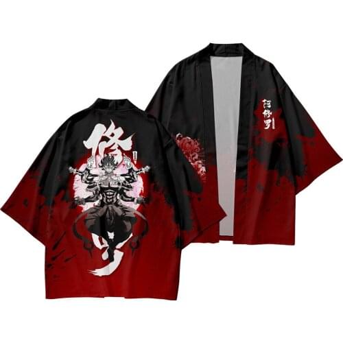 2021 Two-piece Suit 3xl 4XL 6XL 5XL Anime Shura Japanese Cardigan Women Men Cosplay Yukata Clothing Harajuku Kimono + Pants Sets