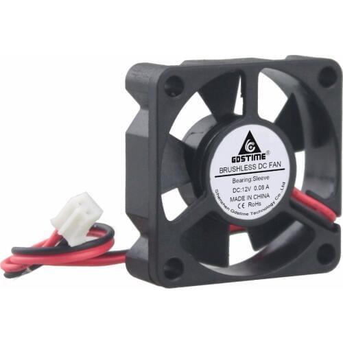 Gdstime 20 Pieces 3.5cm 35mm x 10mm 35x35x10mm 3510 Small DC 12V Micro Cooling Cooler Fan 35mmx35mmx10mm