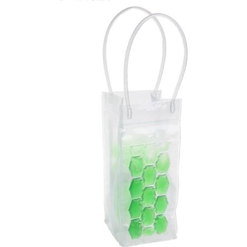 C5AD PVC Wine Bottle / Ice Bag Rapid Cooler Cool Can Cooling Gel Holder Gift Party