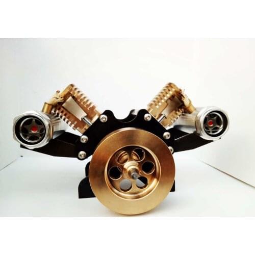 V2 Inspiration Engine mini Stirling Engine model Vacuum Engine Creative Birthday Gift