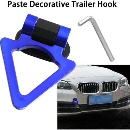 6 Colors Car ABS Bumper Sticker Adorn Universal Car Simulation Tralier Tow Hook Kit Auto Tow Strap/Tow Ropes/Hook/Towing Bars