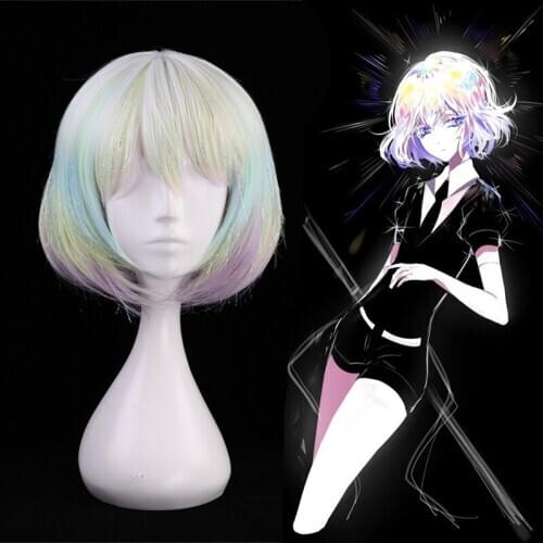 Anime Land of the Lustrous Cosplay Wigs Diamond Cosplay Wig Heat Resistant Synthetic Wig Halloween Party Houseki no Kuni Wigs