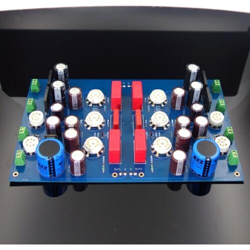 Hifi 6Z4 +12AX7 Stereo Tube preamp board /kit base on France JP200 preamplifier circuit