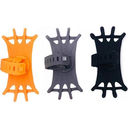Silicone Bicycle Bracket 360 Degree Rotating Bicycle Mobile Phone Holder Navigation Holder Motorcycle Phone Holder