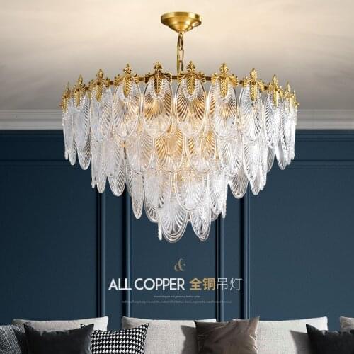 Light luxury chandelier post-modern minimalist living room dining room bedroom lamp creative model room atmospheric lamps