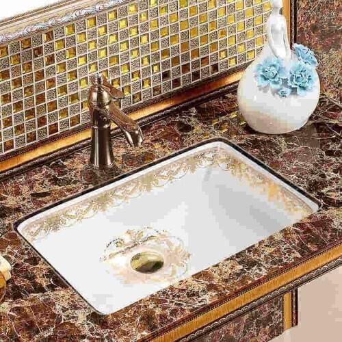Washbasin Art wash basin Ceramic Counter Top Wash Basin Bathroom Sinks vessel bowls for bathrooms undercounter basin