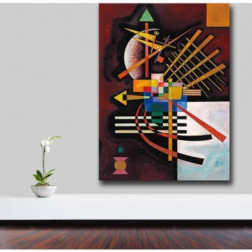 Wxkoil Oben und links by Wassily Kandinsky Canvas Painting For Living Room Home Decor Oil Painting On Canvas Wall Painting