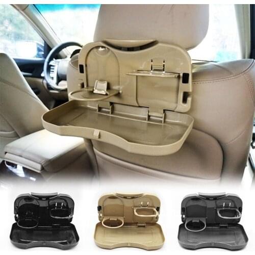 1Pc Folding Universal Car Bracket for Food Tray Drink Holder Auto Back Rear Seat Table Tray Phone Holder Car Dinner Plate
