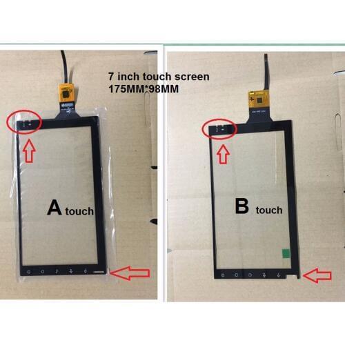 175*98 new 7 inch android navigation touch screen 6 pin 175mm*98mm for car dve gps